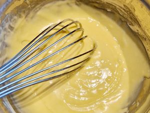 Madeleines marbrées chocolat pistache