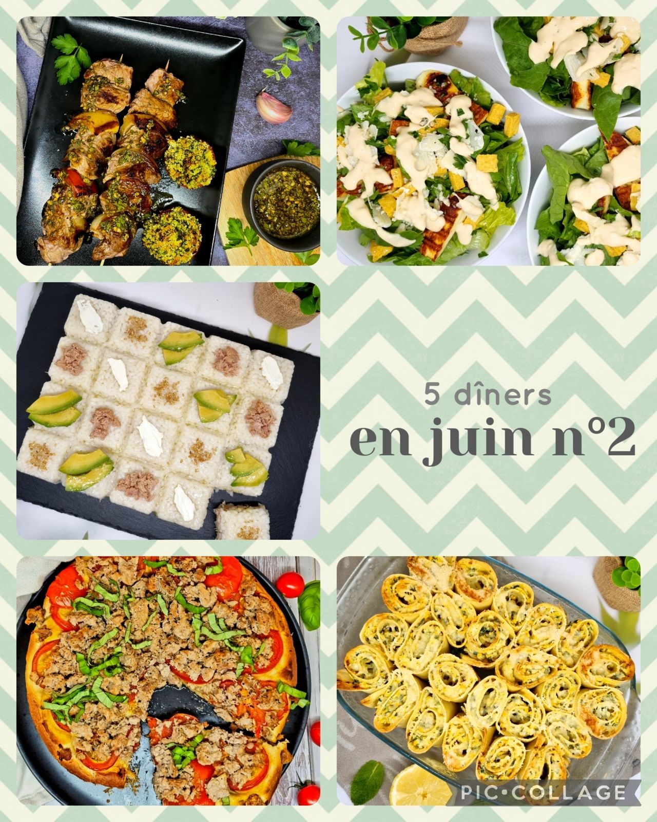 5 dîners équilibrés en juin n°2