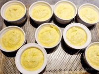 Soufflés de chou fleur et cheddar