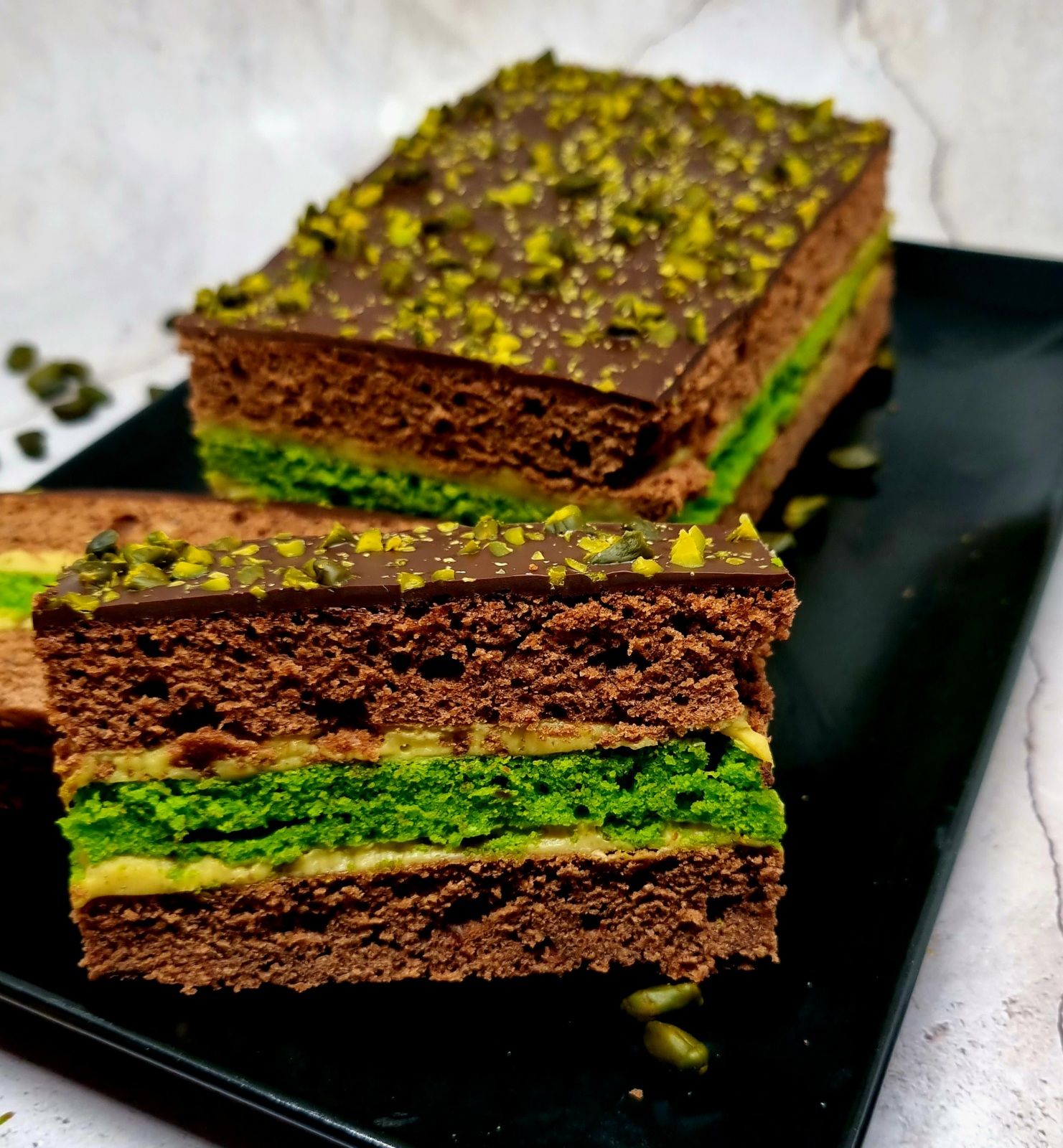 Napolitain choco pistache