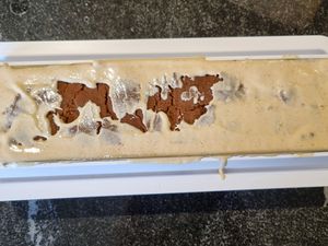 Bûche spéculoos mandarine