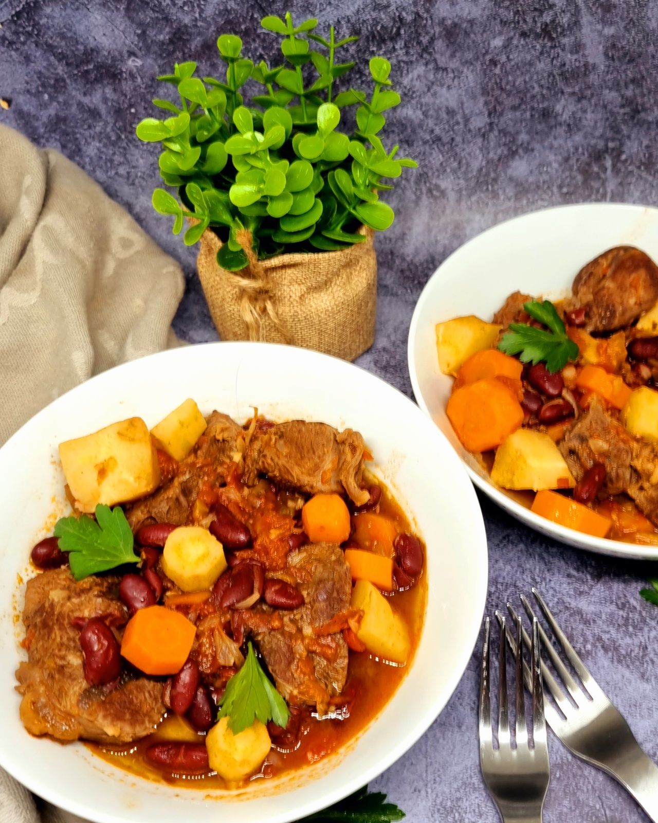 Goulash aux haricots rouges