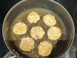 Crabcakes à la menthe