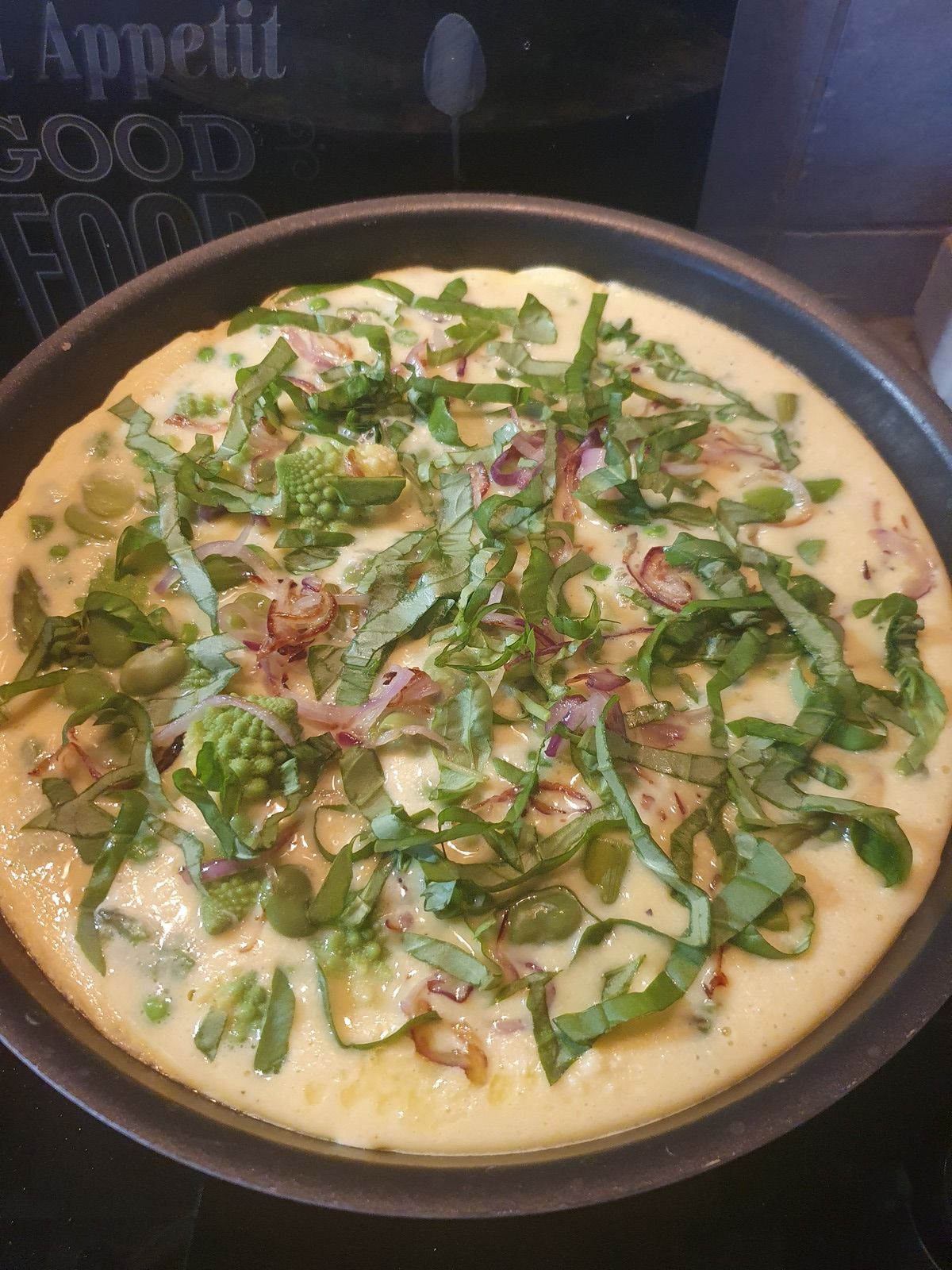 Fritatta aux légumes printaniers
