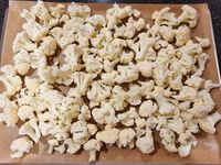 Chou fleur rôti au pesto de chou kale