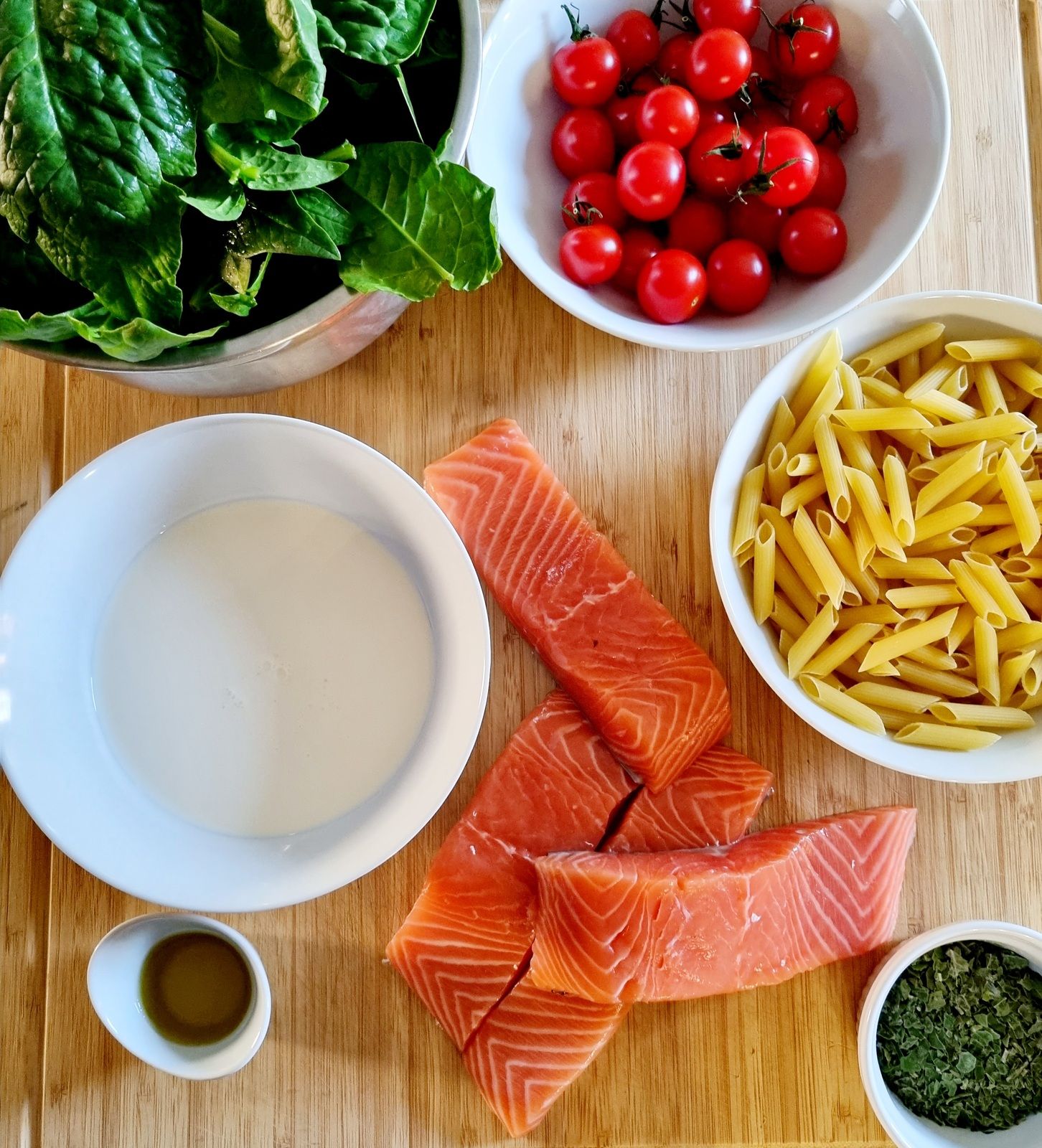 Saumon à la toscane