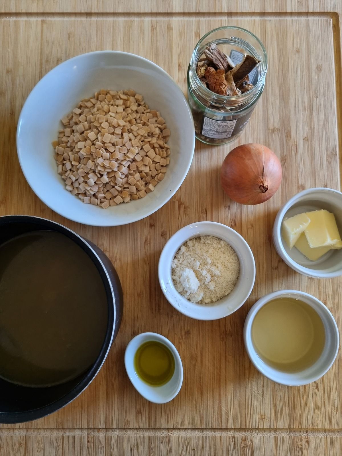 Risotto de crozets aux cèpes