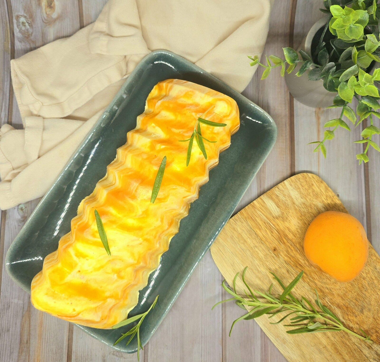 Glace abricot romarin