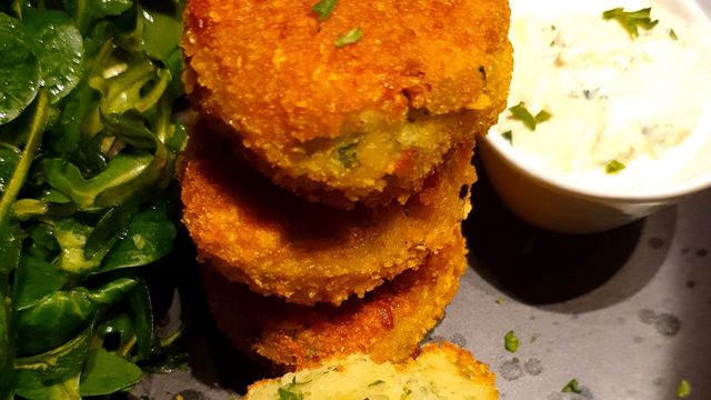 Croquettes de poisson à la coriandre