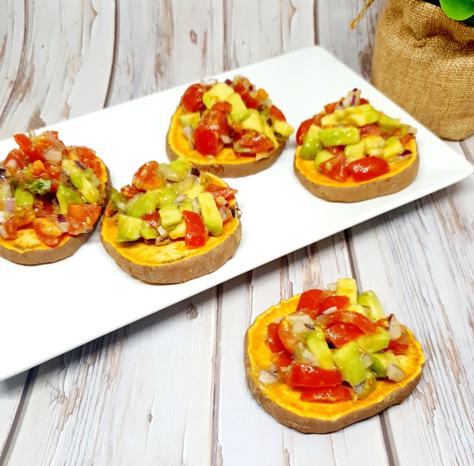 Avocado toast de patate douce