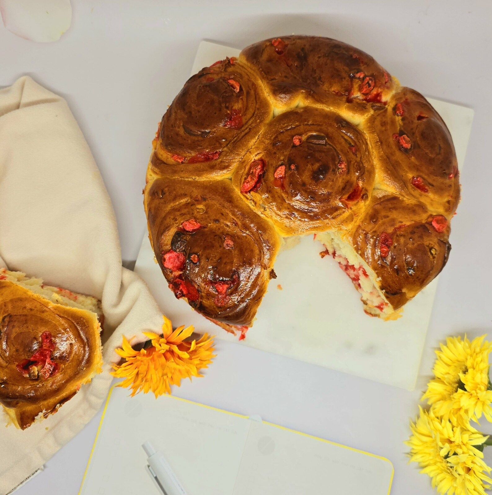 Chinois aux pralines roses