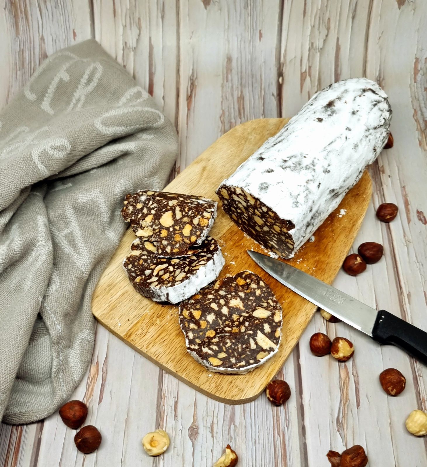 Saucisson de chocolat