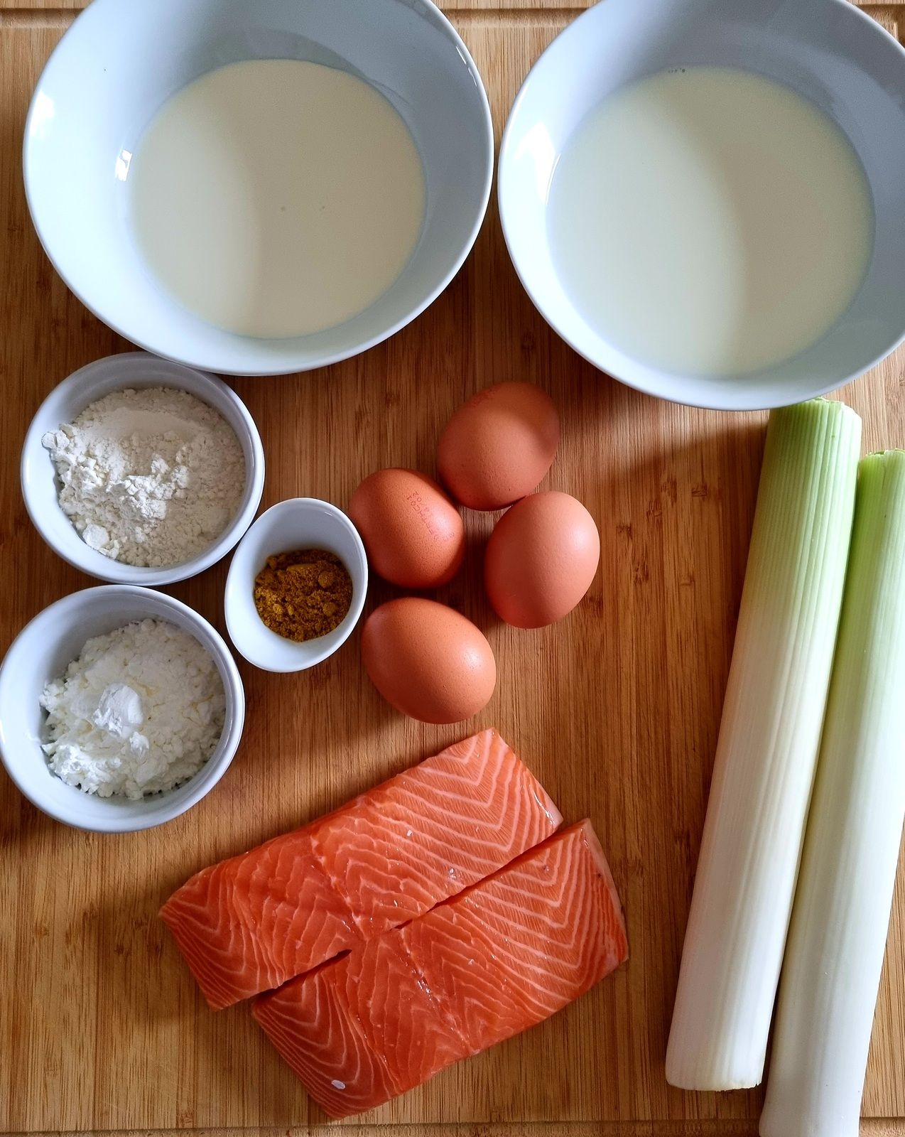 Quiche saumon poireaux sans pâte