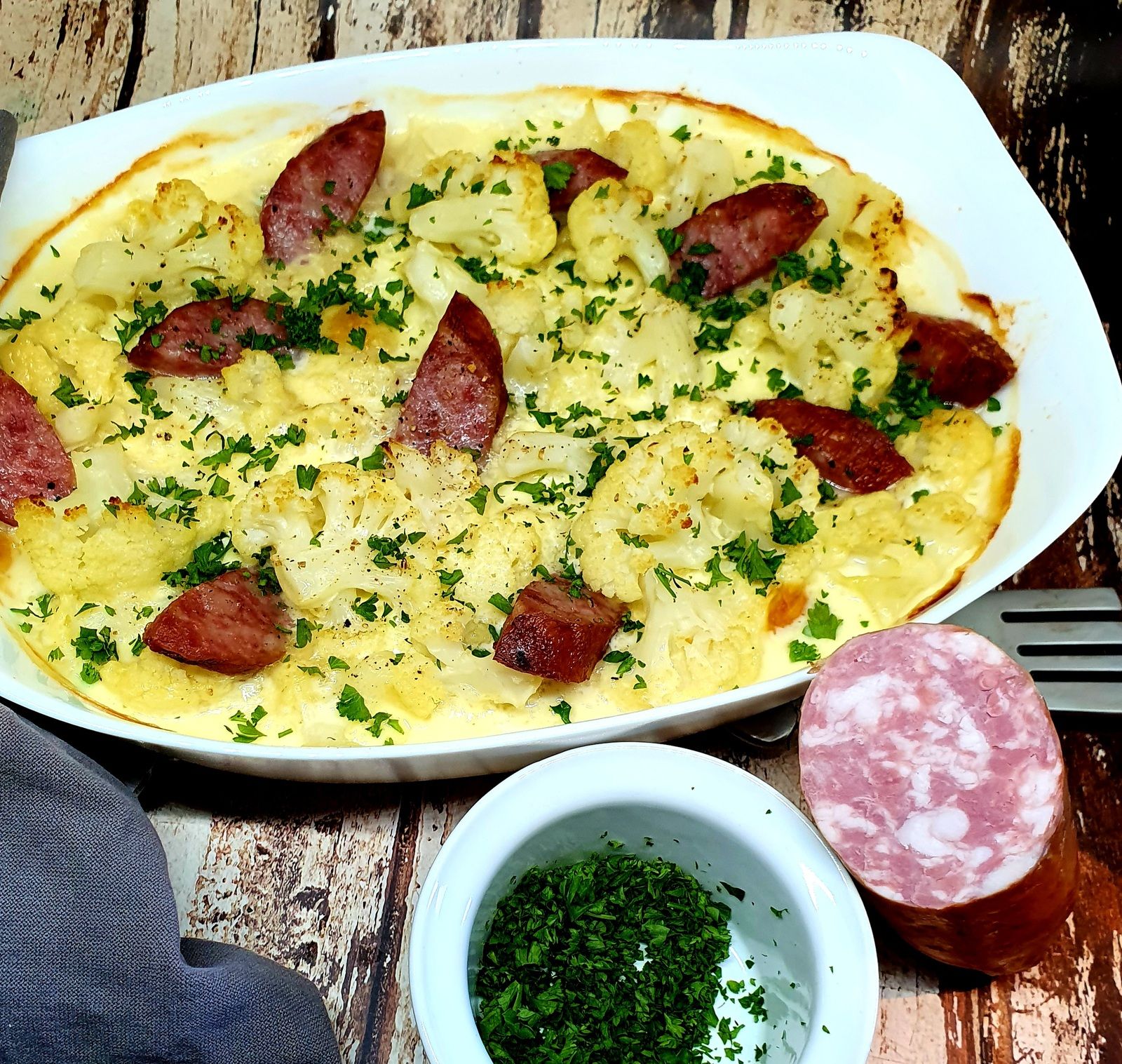 Gratin de chou fleur à la cancoillotte