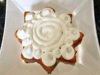 Pandoro fourré à la crème de mascarpone