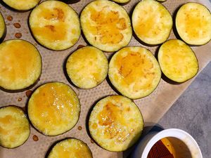 Bowl aux aubergines grillées