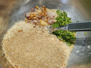 Crabcakes à la menthe