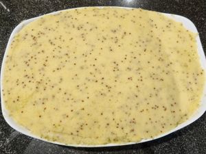 Hachis parmentier aux herbes et à la moutarde