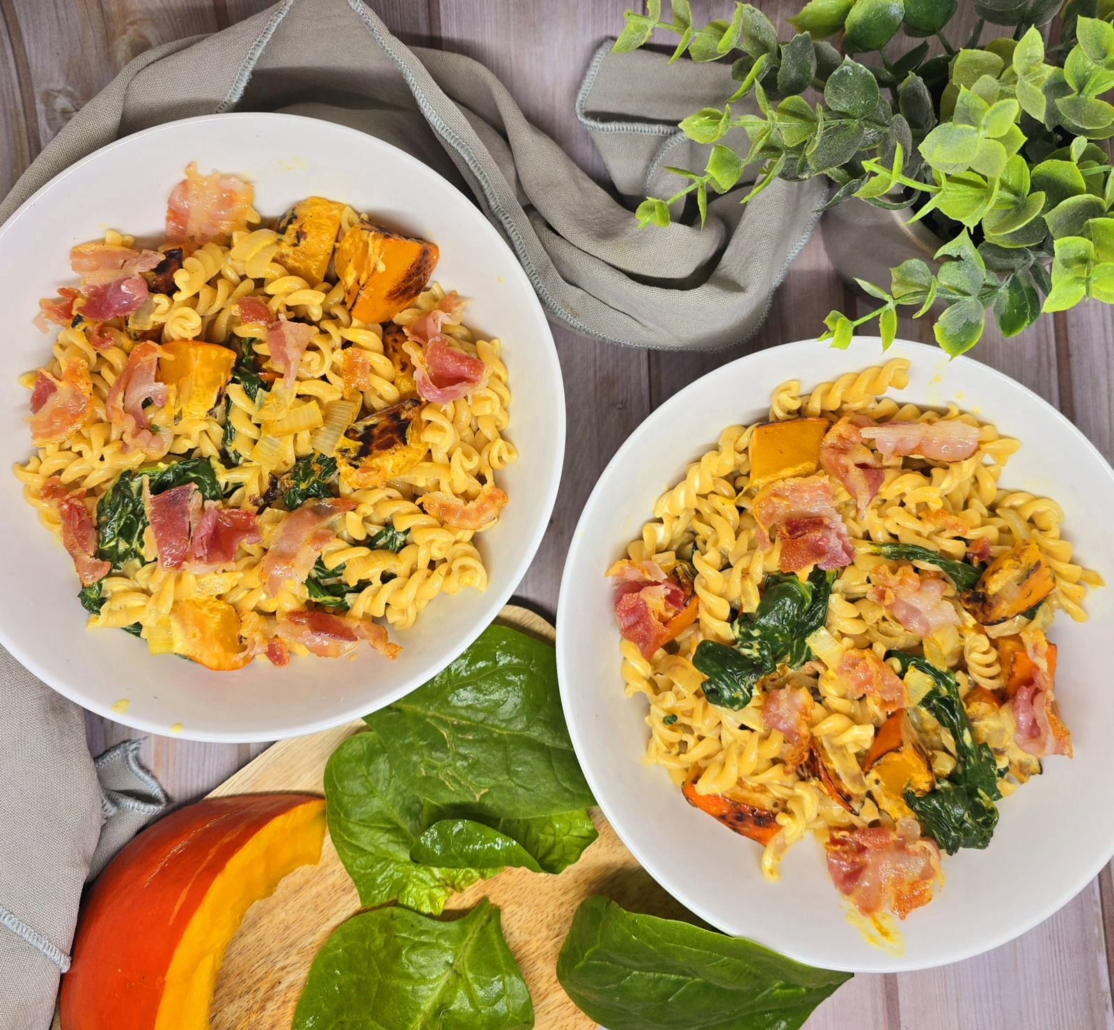 Fusillis au potimarron