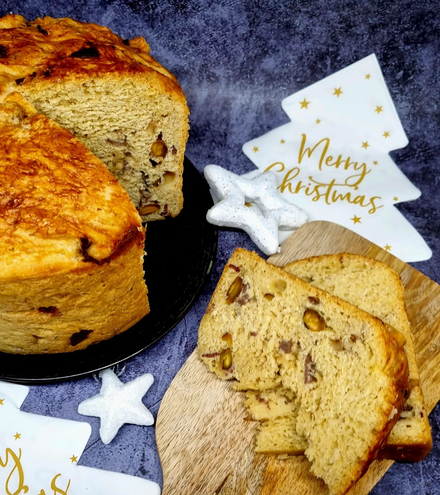 Panettone salé au magret et comté