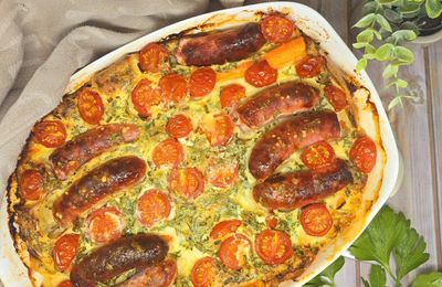 Clafoutis aux saucisses