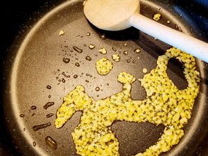 Gratin de pâtes aux épinards et poulet