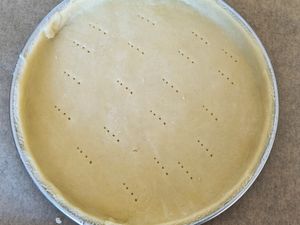 Quiche aux asperges et jambon cru