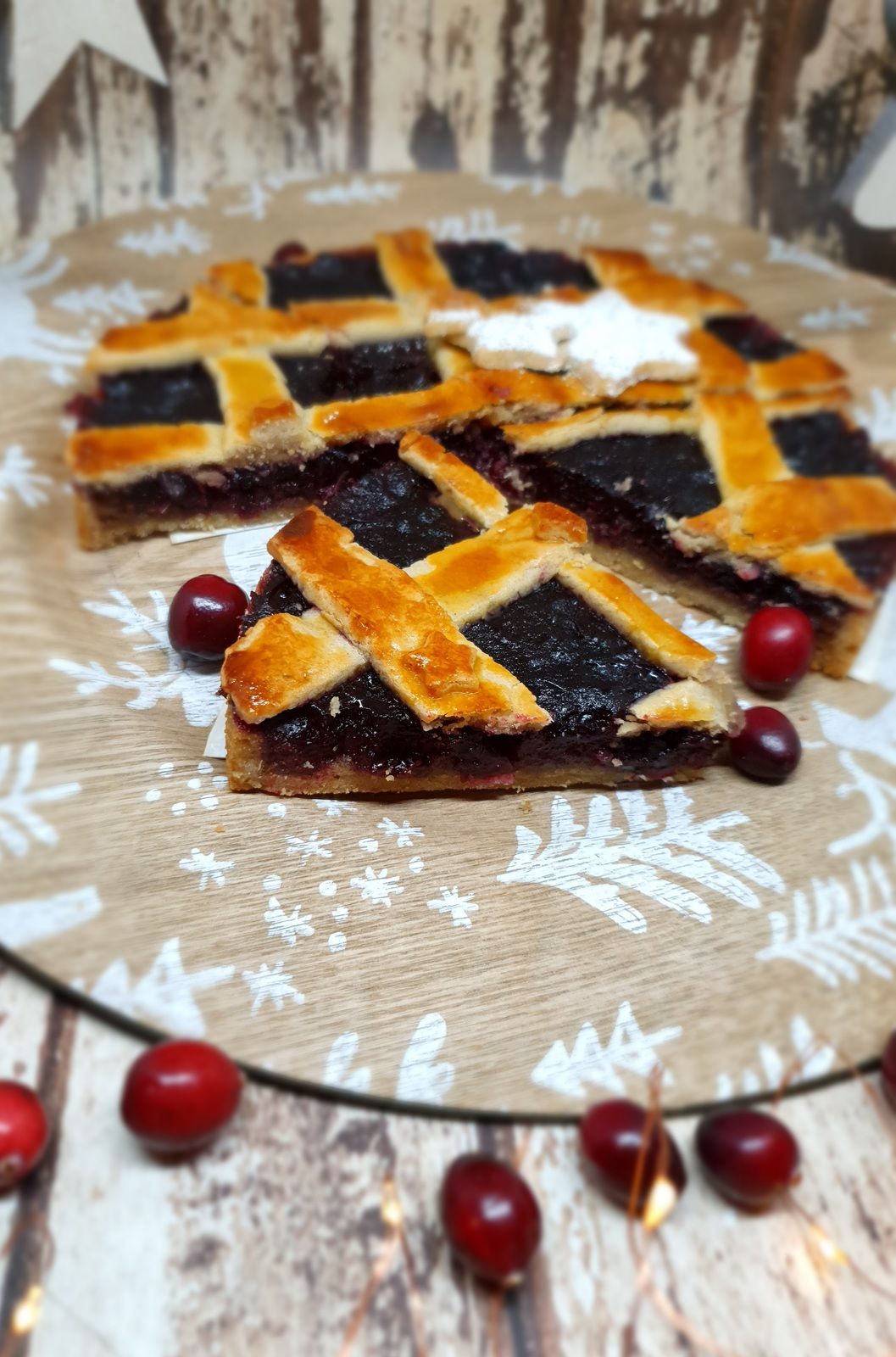 Linzer cranberrys myrtilles