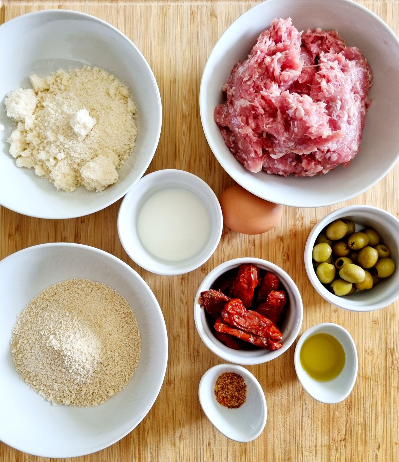 Pain de veau aux tomates séchées et olives
