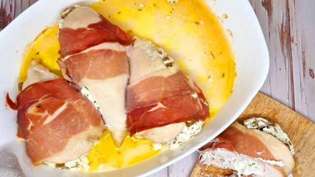 Filets de poulet farçis