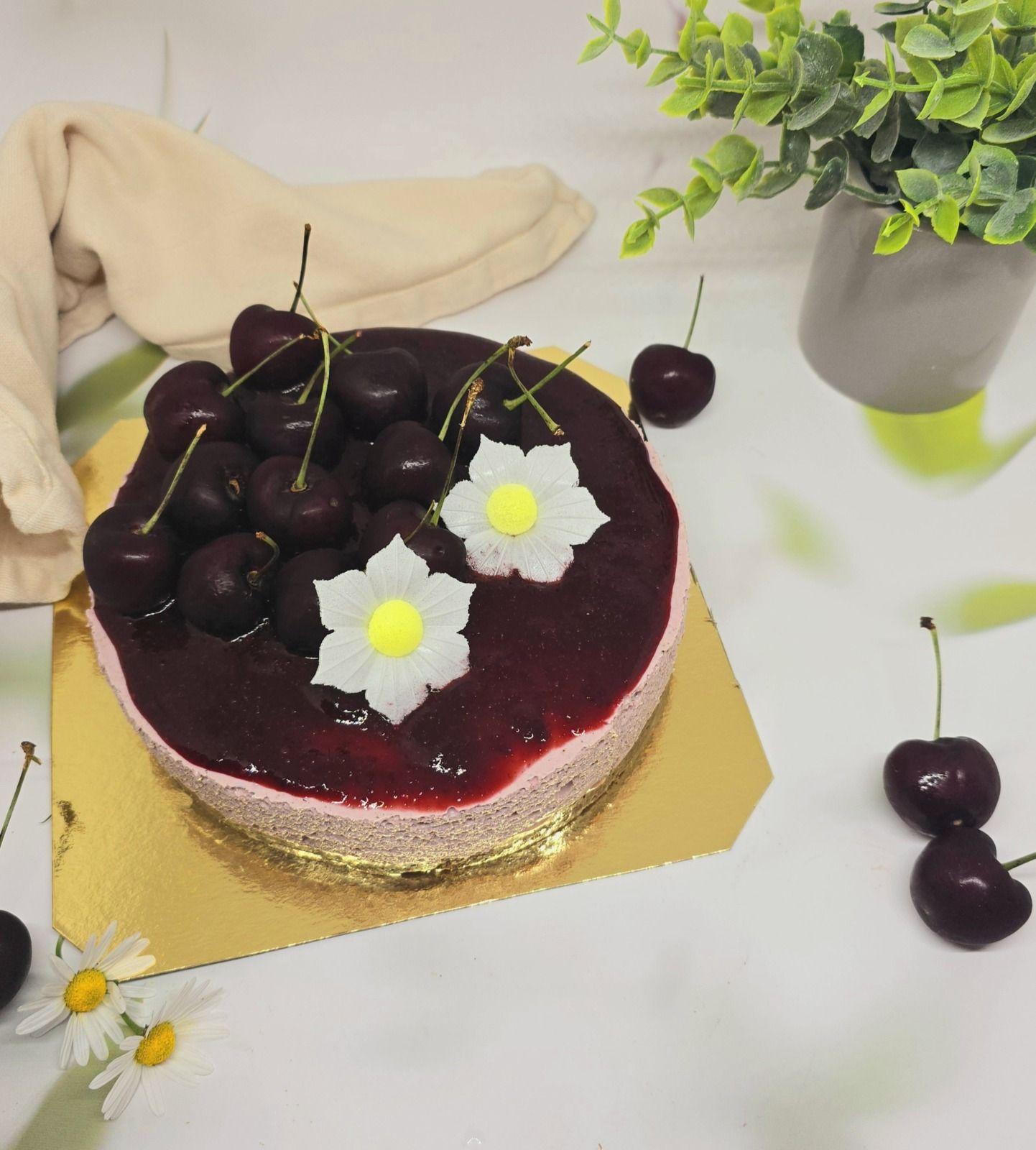 Cheesecake à la cerise