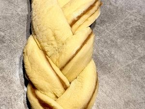 Brioches tressées à la crème de marrons