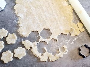 Cobbler fraises et rhubarbe