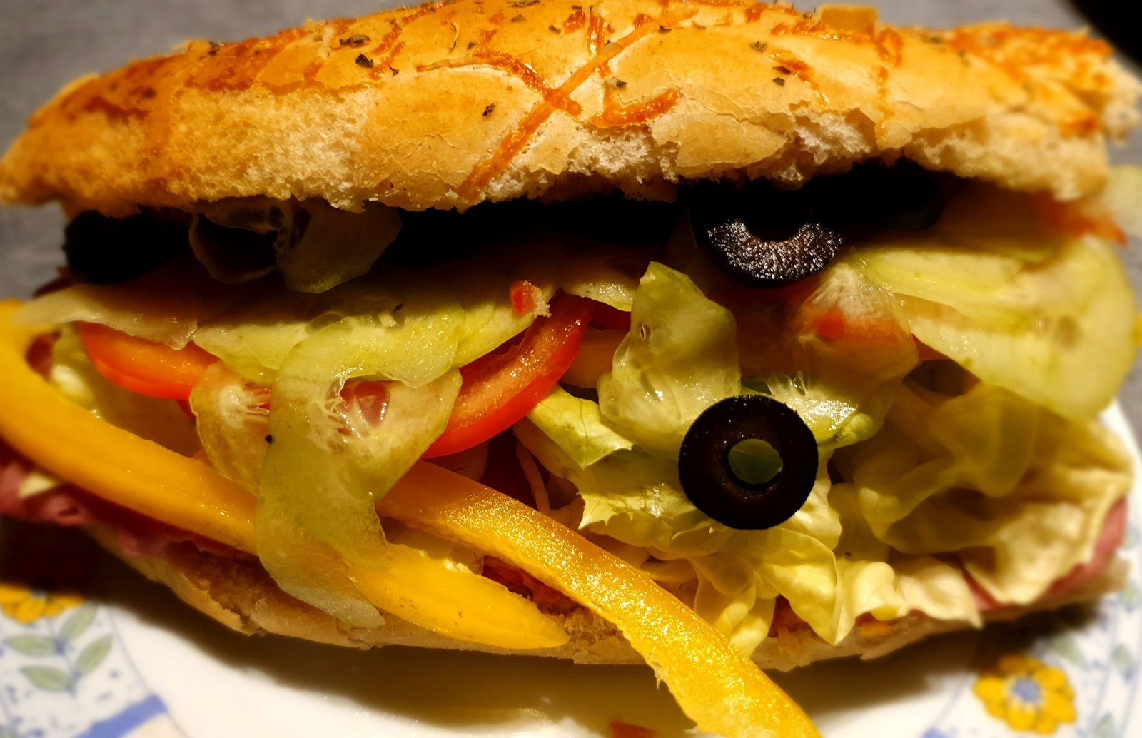 Pain moelleux parmesan origan