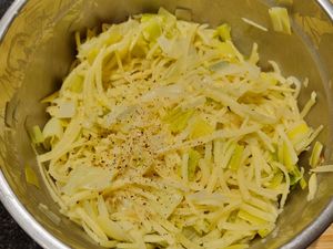 Galette poireaux pomme de terre