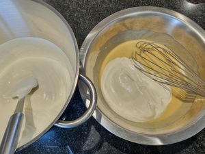 Entremet banane et chocolat au caramel