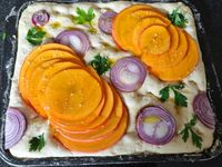 Pumpkin focaccia