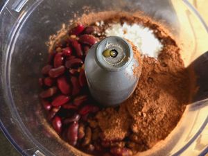 Fondant cacao et haricots rouges