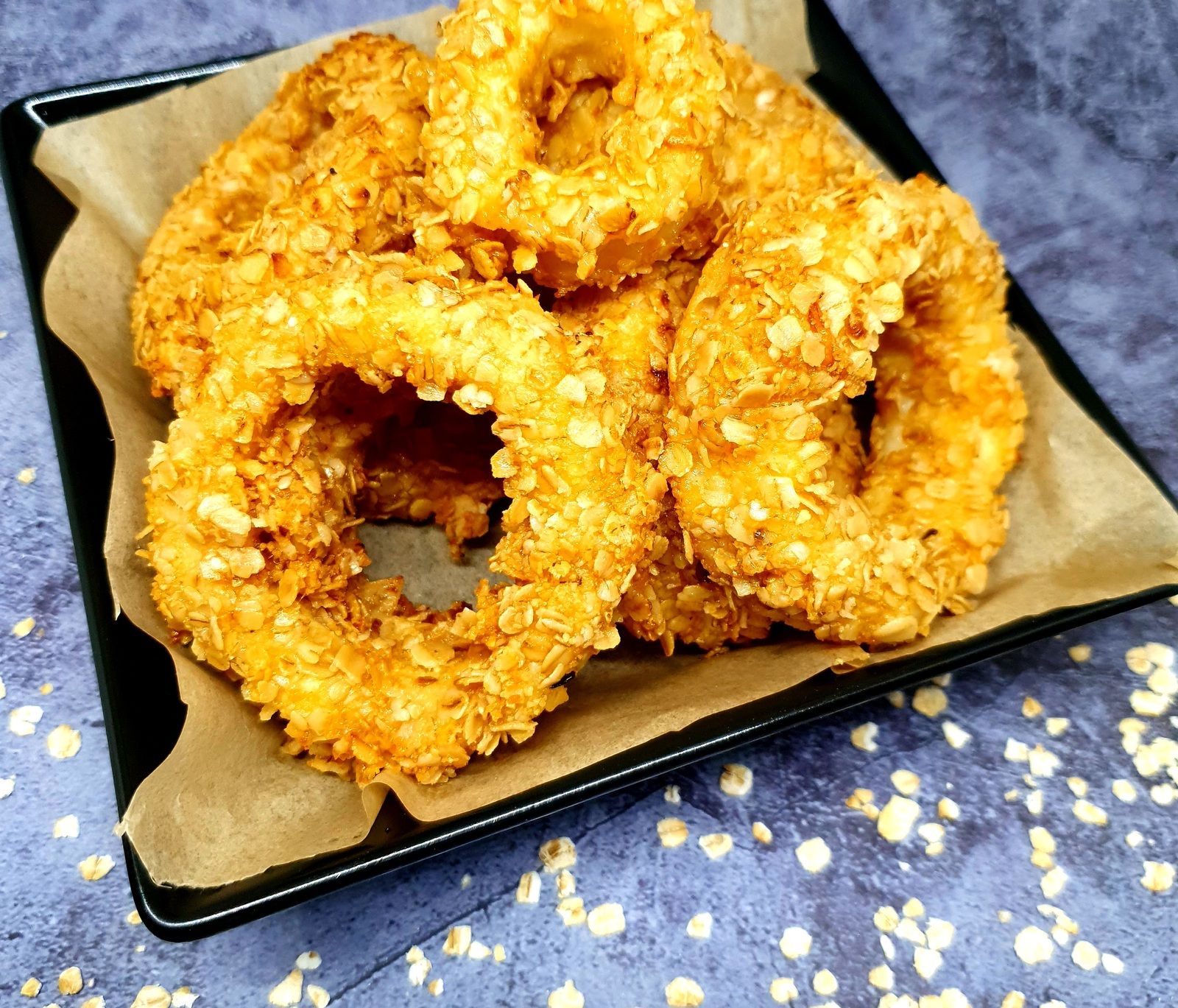 Beignets d'encornets aux flocons d'avoine