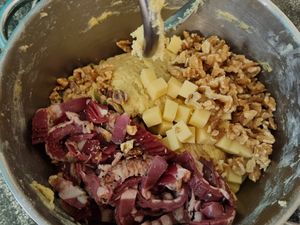 Panettone salé au magret et comté