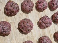 Potimarron rôti aux boulettes 