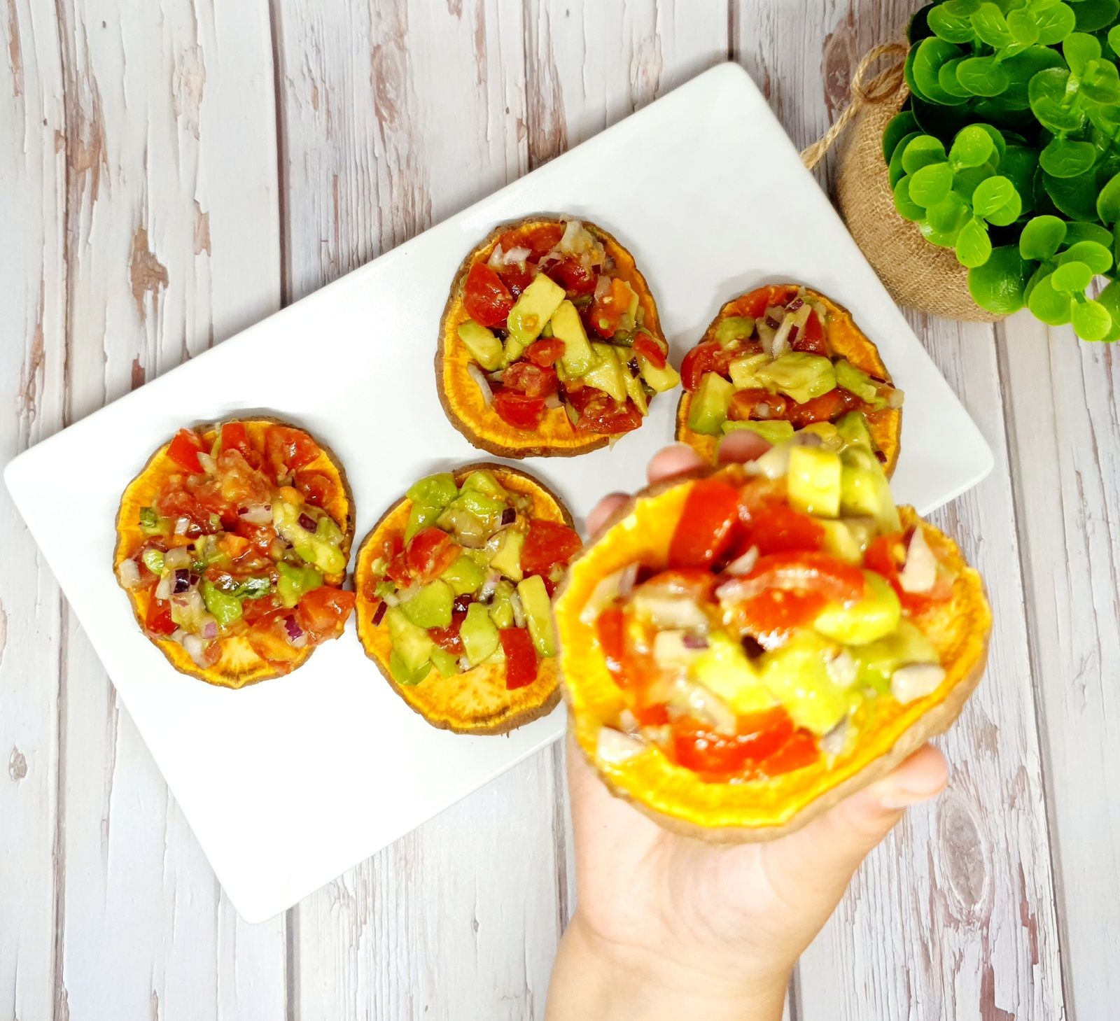 Avocado toast de patate douce