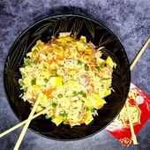 Riz cantonais - Recettes de Aimeraude