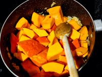 Velouté potimarron chorizo