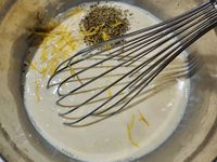 Flans de cabillaud et légumes