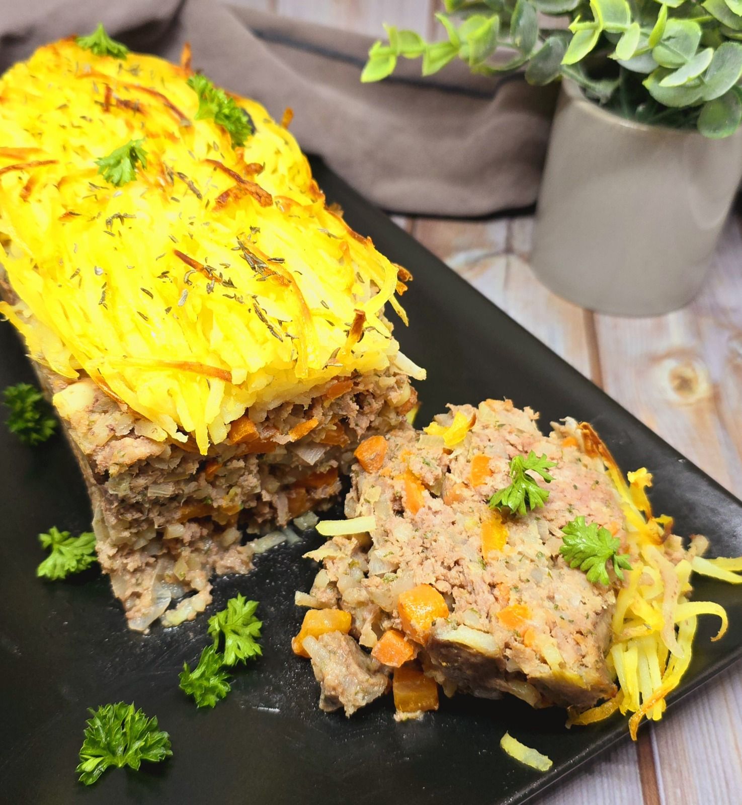 Pain de viande aux pommes de terre