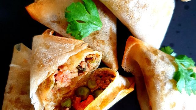 Samoussas bœuf et légumes