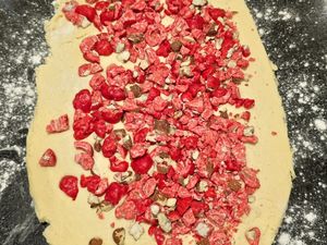 Brioche aux pralines roses