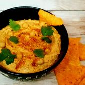 Houmous poivron grillé et paprika - Recettes de Aimeraude