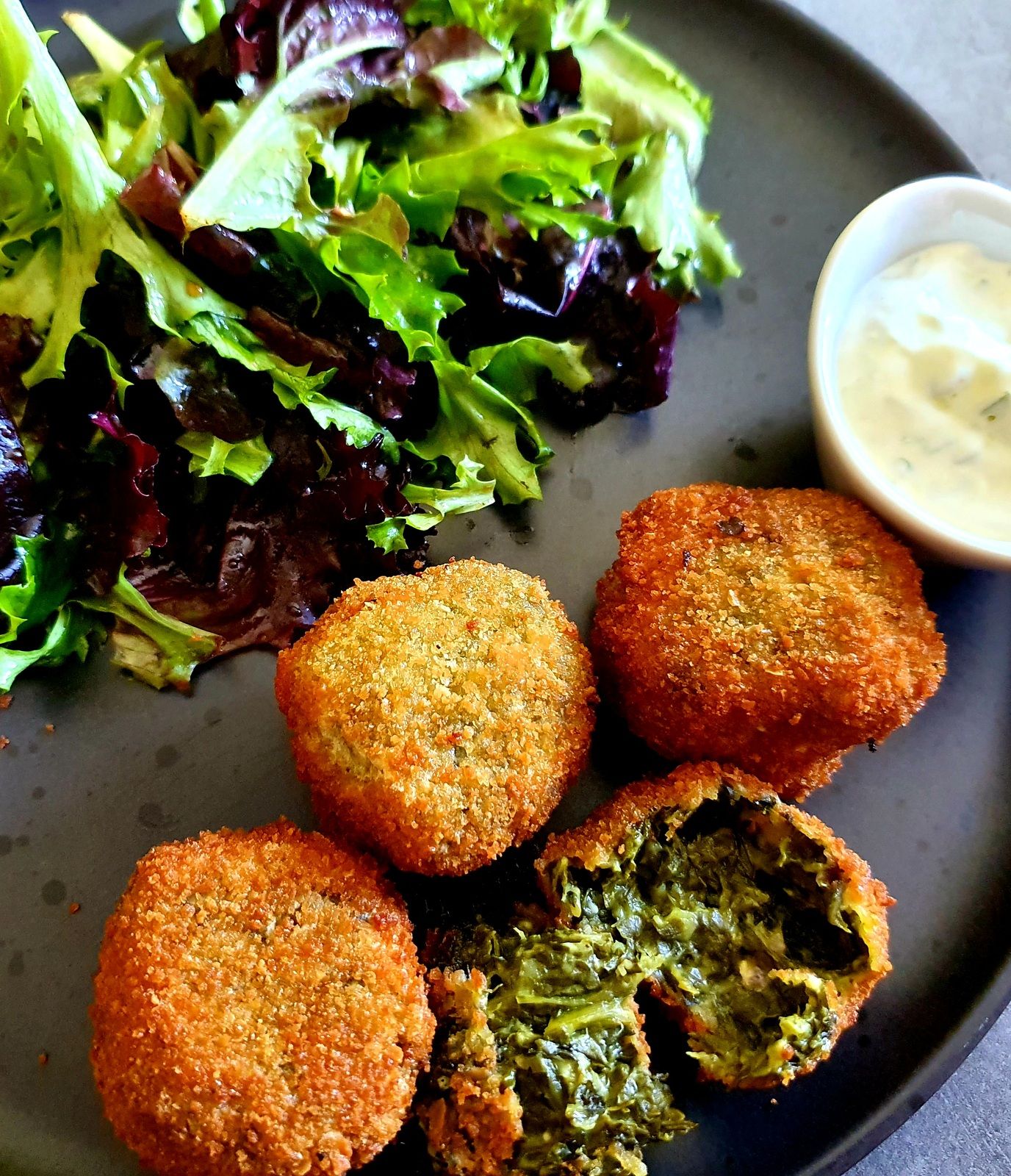 Boulettes épinards et fêta 